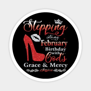 Stepping Into My February Birthday with God's Grace & Mercy Magnet